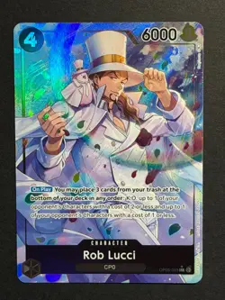 One Piece Rob Lucci #OP05-093 Awakening Of The New Era (Eng) Super Rare Alt Art - Image 1