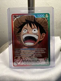 One Piece CCG Monkey D Luffy Alternative Art Leader OP13-001 English MINT 💎💎💎 - Image 1