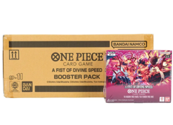 One Piece OP-11 A Fist of Divine Speed 12 BOX BOOSTER CASE Sealed IN HAND - Image 1