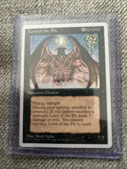 Magic: The Gathering MTG Lord of the Pit Revised 3rd Ed - Moderately-Played/MP!! - Image 2