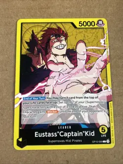 Eustass "Captain" Kid OP10-099 One Piece Royal Blood Leader NM - Image 1