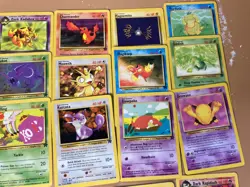 LOT OF 34 WOTC ROCKET SET POKEMON CARDS NON HOLOS GREAT CONDITION - Image 3
