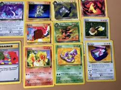 LOT OF 34 WOTC ROCKET SET POKEMON CARDS NON HOLOS GREAT CONDITION - Image 4