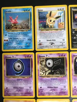 Complete Uncommon & Common Pokemon Neo Discovery set 37-75 Cards WOTC vintage MP - Image 2