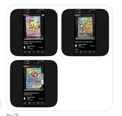 3x pikachu / magikarp / Unown Fan Alternate Art Custom Cards - Image 1