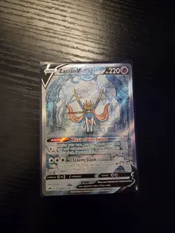Zacian v Crown Zenith: Galarian Gallery Holo Ultra Rare Card GG48/GG70 NM - Image 1