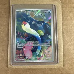 Wiglett 206/198 SV1 Base Set Illustration Rare Full Art Holo Pokemon Card NM+ - Image 2