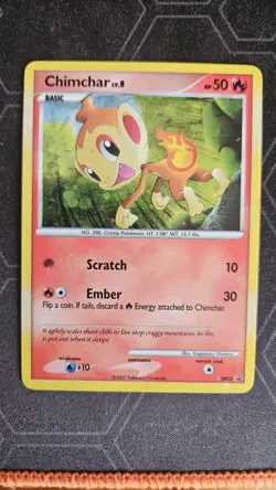 Chimchar DP02 Diamond & Pearl Promo Holo Pokemon Card NM-LP - Image 1