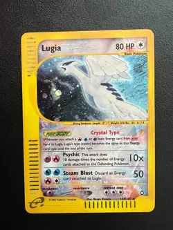 Pokemon Card Lugia 149/147 Aquapolis Holo Crystal English - Image 1