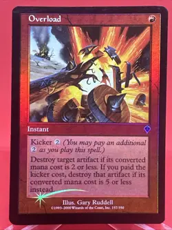 MTG - Overload - FOIL - Magic the Gathering, Invasion - Image 1