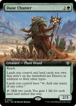 Dune Chanter (Extended Art) - Commander: Outlaws of Thunder Junction - Magic MTG - Image 1