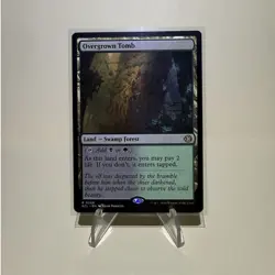 Magic: The Gathering Overgrown Tomb Rare Land Black Green ECL 0266 Card - Image 1