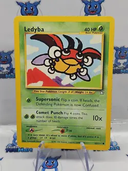 Ledyba 63/111 Neo Genesis Pokemon LP - Image 1