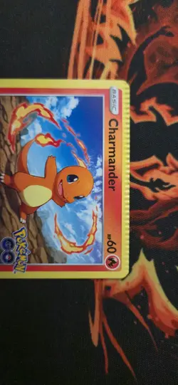 Pokemon TCG Charmander Common Reverse Holo Card 008/078 Pokemon Go Error Card - Image 3