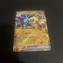 Pokemon TCG Lucario ex Stellar Crown 082/142 Double Rare LP. - Image 2