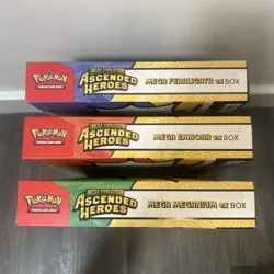 Pokemon TCG Ascended Heroes | EX Boxes Mega Emboar Feraligatr Meganium Bundle ✅ - Image 4