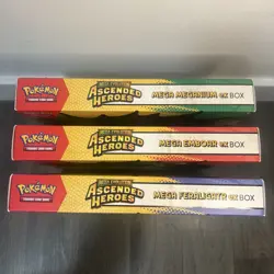 Pokemon TCG Ascended Heroes | EX Boxes Mega Emboar Feraligatr Meganium Bundle ✅ - Image 5