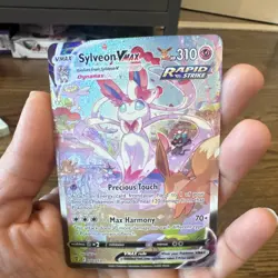 Pokemon Sylveon VMAX Rapid Strike Evolving Skies Holo 212/203 - Image 2