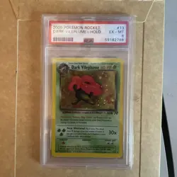 Pokemon Dark Vileplume 2000 Team Rocket Holo #13 Psa 6 Ex-MT - Image 1