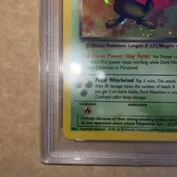 Pokemon Dark Vileplume 2000 Team Rocket Holo #13 Psa 6 Ex-MT - Image 5