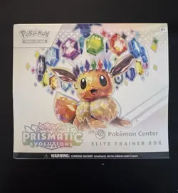 Sealed Pokemon Center Prismatic Evolutions Elite Trainer Box - Image 1