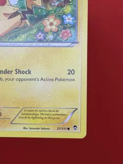 2014 Pokemon Pikachu 27/111 XY Furious Fists Regular NON HOLO - NM - Image 5