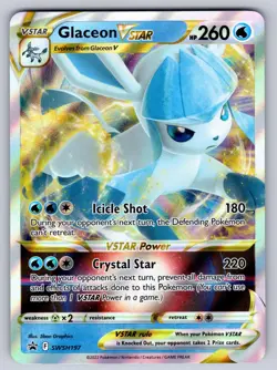 Glaceon VSTAR SWSH197 Holo Promo Sword & Shield Promo Pokemon Near Mint - Image 1