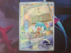 Quaxly 206/193 Illustration Rare Paldea Evolved Pokemon NM - Image 1