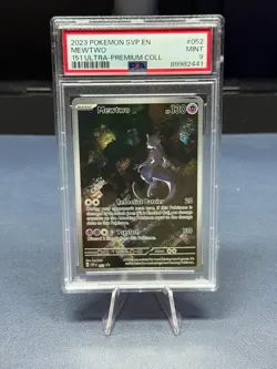 2023 Pokemon SVP EN Mewtwo 151 Ultra Premium Collection #052 PSA 9 MINT - Image 1
