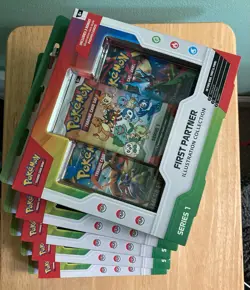 Pokemon First Partner Illustration Collection: Series 1 5 Boxes 30th Anniversary - Image 3