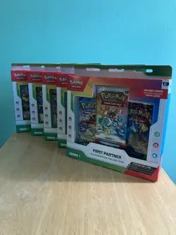 Pokemon First Partner Illustration Collection: Series 1 5 Boxes 30th Anniversary - Image 4