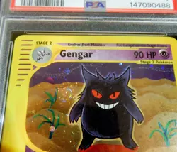SWIRL 2002 Pokemon Gengar Expedition #13 013/165 13/165 Holo Foil PSA 7 - Image 2