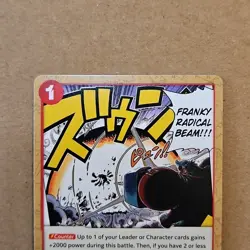 One Piece TCG Radical Beam!! Romance Dawn OP01-029 UC NM English CCG - Image 2