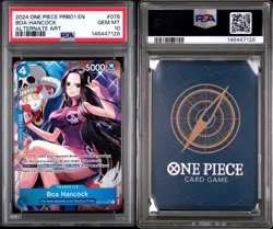 One Piece TCG Boa Hancock PRB01 OP01-078 Alt Art PSA 10 ENGLISH - Image 3