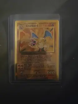 Pokemon Celebrations Gold Metal Charizard Card 4/102 Ultra Premium Collection - Image 1