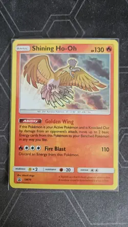 Shining Ho-Oh SM70 Promo Pokemon Card Sun Moon Promos NM - Image 1