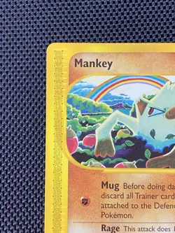Pokemon Aquapolis Common Mankey Card 92/147 LP/NM - Image 2