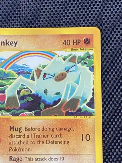 Pokemon Aquapolis Common Mankey Card 92/147 LP/NM - Image 3