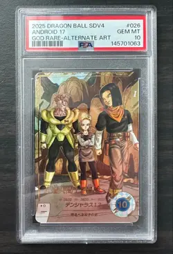 PSA 10 Android 17 GDR SDV4-026 2025 Dragon Ball Super Divers Card Japanese - Image 3
