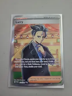 Larry - 235/182 - Pokemon Paradox Rift Full Art Ultra Rare Card NM - Image 1