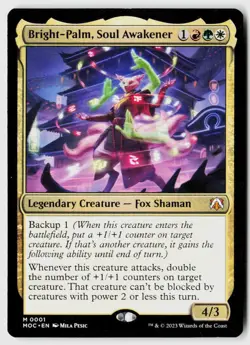 Bright-Palm, Soul Awakener #1 (NM) March of the Machine MOC Magic MTG - Image 1