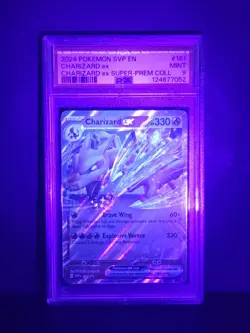 CHARIZARD EX SVP161 Super Premium Collection Black star promo Pokemon 2024 PSA 9 - Image 3