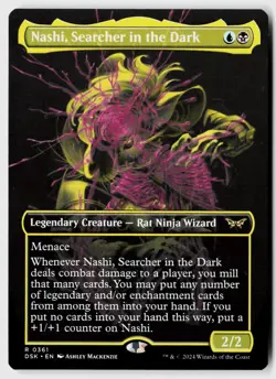 Nashi, Searcher in the Dark (Showcase) #361 (NM) Duskmourn DSK Magic MTG - Image 1