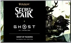 Magic MTG Secret Lair x Playstation Ghost of Tsushima FOIL Sealed, Ships Today - Image 1