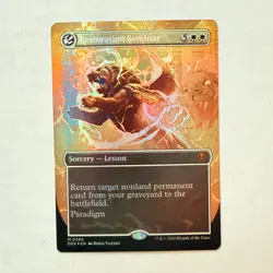 Restoration Seminar (Borderless) Foil M Secrets of Strixhaven 290 NM - Image 1