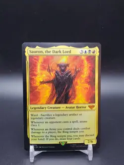 Sauron, the Dark Lord FOIL The Lord of the Rings NM MTG - Image 1