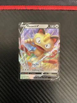 Meowth V - SWSH004 Sword & Shield Promo NM Pokemon TCG - Image 1