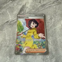 Parasol Lady 238/182 SV Paradox Rift Near Mint Condition Pokemon Card TCG - Image 1