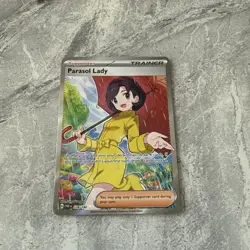 Parasol Lady 238/182 SV Paradox Rift Near Mint Condition Pokemon Card TCG - Image 2
