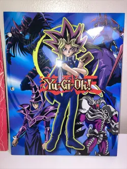 Lot of 2 Portfolio Binder Vintage Pre-owned Folder Yu-gi-oh Nintendo Pokemon - Image 2
